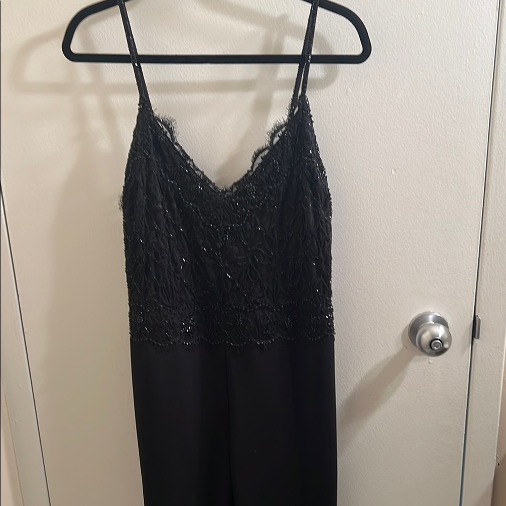 Elegant Black Lace Jumpsuit